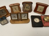 Eight Antique and vintage trav