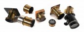EIGHT ANTIQUE CAMERA LENSES OP