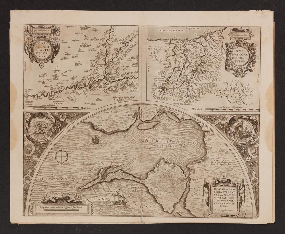 EIGHT ANTIQUE MAPS BY