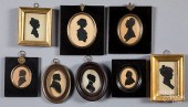 EIGHT ANTIQUE SILHOUETTES.Eigh