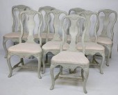 EIGHT ANTIQUE SWEDISH GUSTAVIA