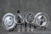EIGHT ARTICLES OF CLEAR STEUBE