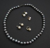 EIGHT ARTICLES OF PEARL JEWELR