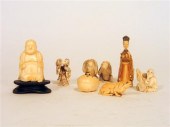 Eight assembled Chinese and Ja