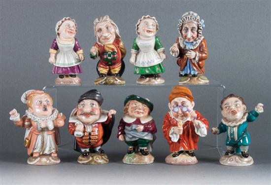 Eight assorted Capodimonte and