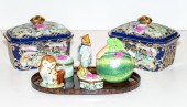 EIGHT ASSORTED DECORATIVE ARTI