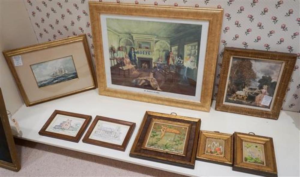 EIGHT ASSORTED FRAMED PRINTSEight
