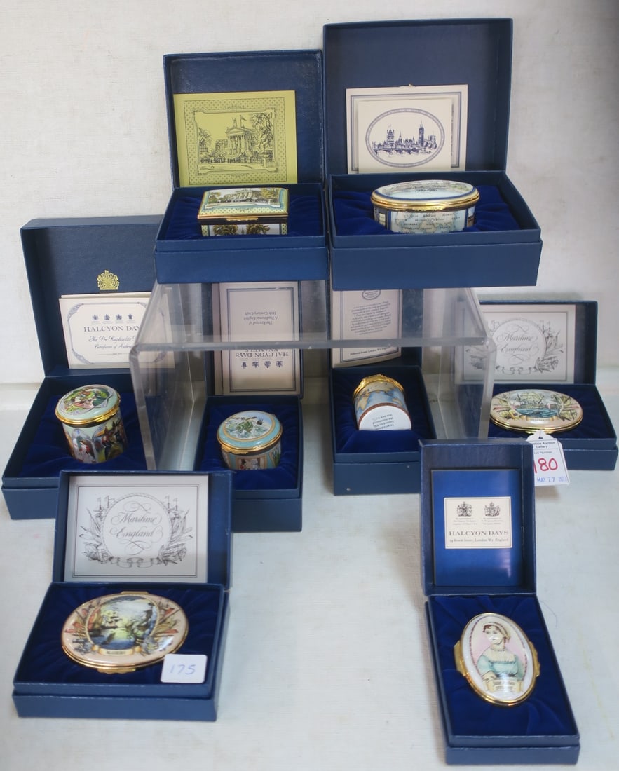 EIGHT ASSORTED HALCYON DAYS