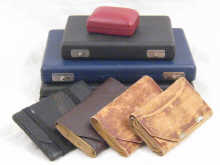 Eight assorted jewellers ring boxes