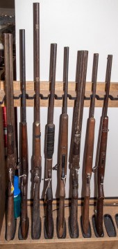 EIGHT ASSORTED LONG GUNS Inclu