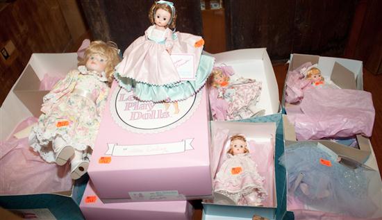 Eight assorted Madame Alexander