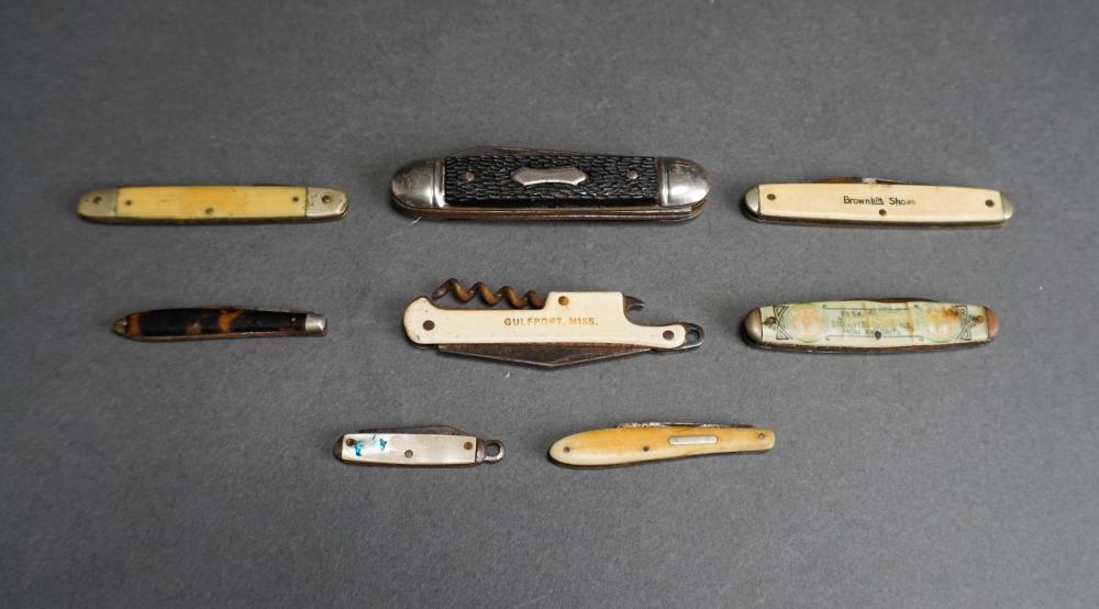 EIGHT ASSORTED PEN/POCKET