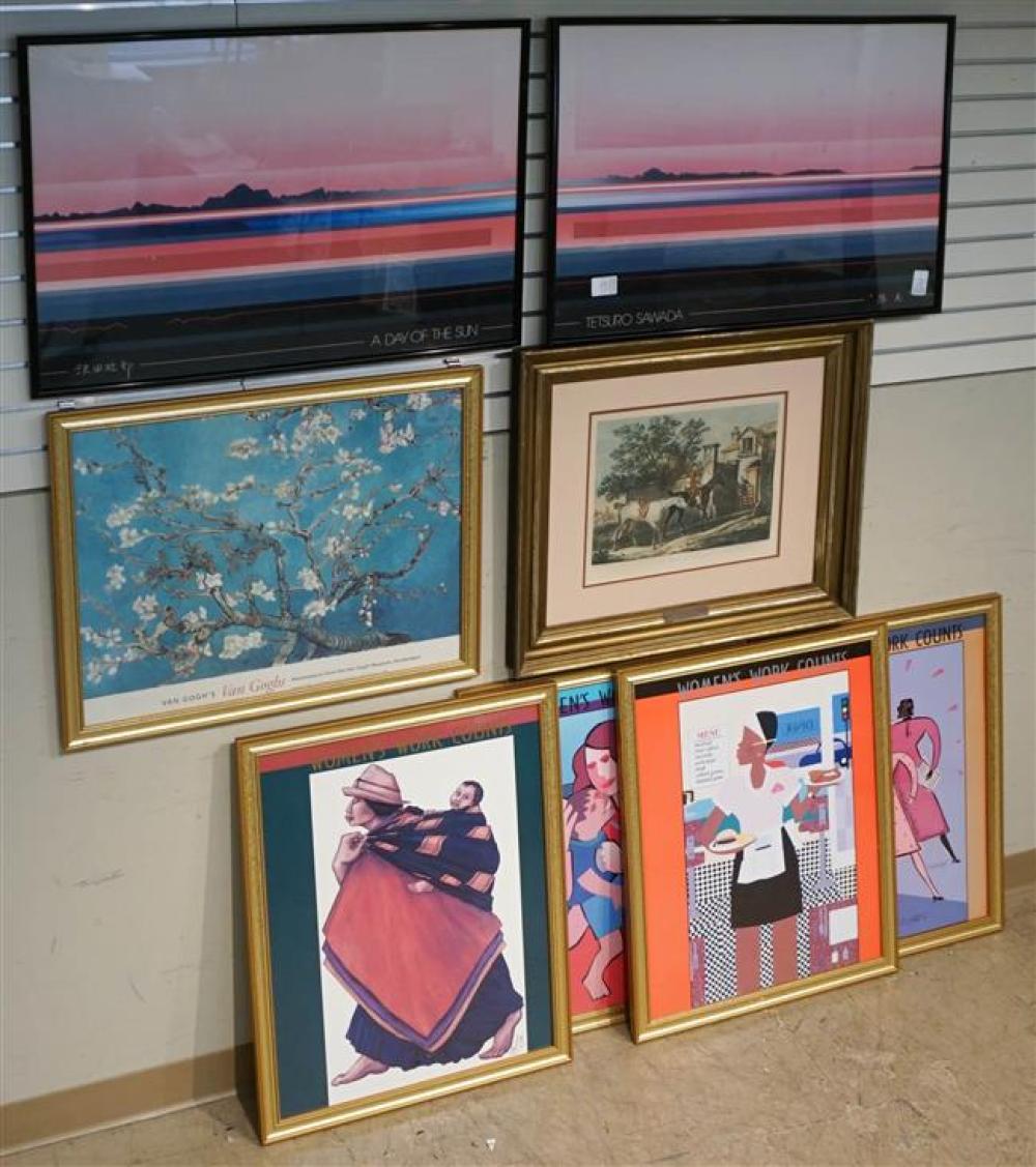 EIGHT ASSORTED POSTERSEight