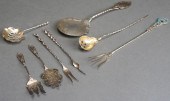 EIGHT ASSORTED TWIST-HANDLED P