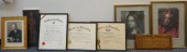 EIGHT ASSORTED WORKS OF ARTEig