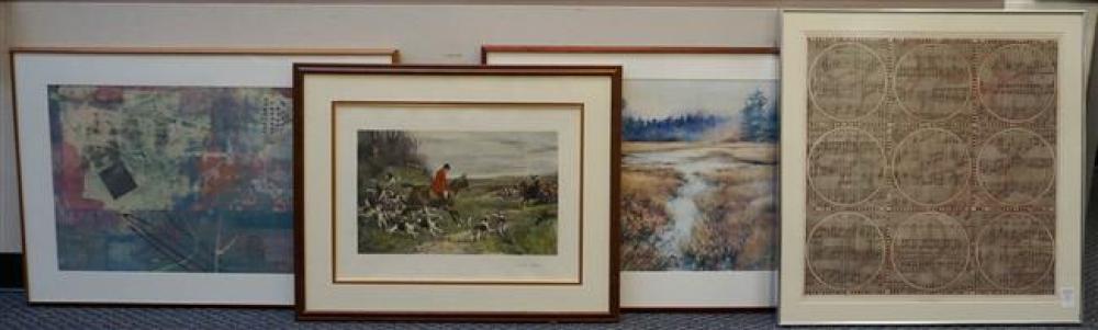 EIGHT ASSORTED WORKS OF ARTEight