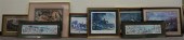 EIGHT ASSORTED WORKS OF ARTEig