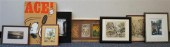 EIGHT ASSORTED WORKS OF ARTEig