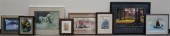 EIGHT ASSORTED WORKS OF ARTEig