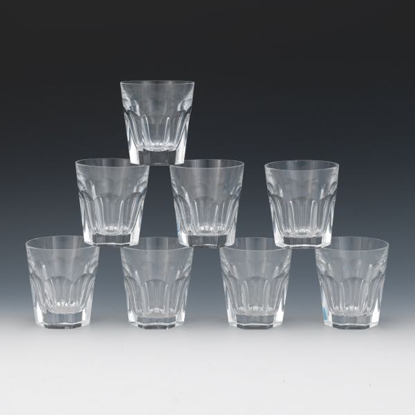 EIGHT BACCARAT CRYSTAL