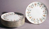 EIGHT BAVARIAN PORCELAIN GOLDE