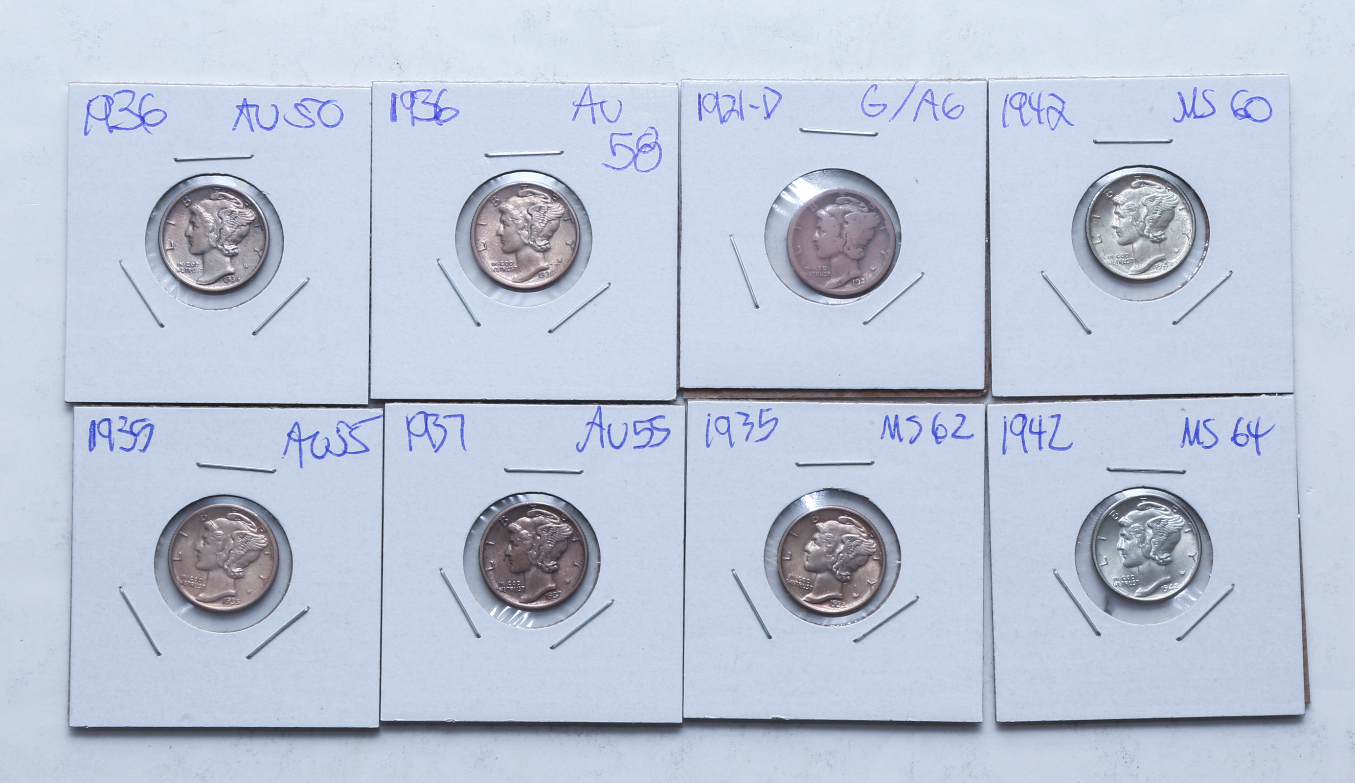 EIGHT BETTER MERCURY DIMES, INC