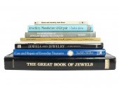 EIGHT BOOKS ON GEMS, JEWELRY M
