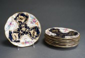 EIGHT 'BOOTHS' ENGLAND GILT, C