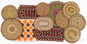 EIGHT BRAIDED TABLE MATS, EARL