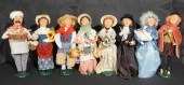 EIGHT BYERS CHOICE FIGURINES O