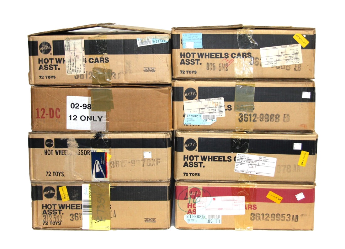EIGHT CASES OF HOT WHEELSEight