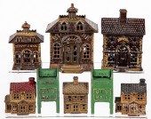 EIGHT CAST IRON STILL BANKSEig