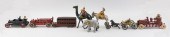 EIGHT CAST IRON TOYS 20TH CENT