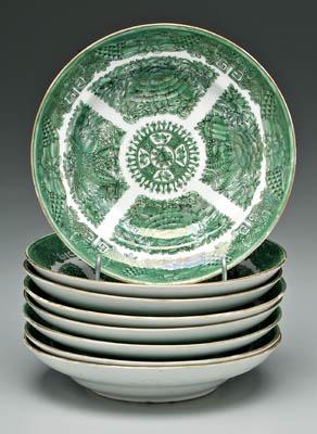 Eight Chinese export Fitzhugh
