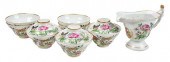 EIGHT CHINESE FAMILLE ROSE POR
