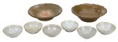 EIGHT CHINESE PORCELAIN AND PO
