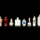 Eight Chinese Porcelain Snuff