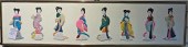 EIGHT CHINESE SILK PUPPETS (FR