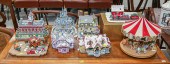 EIGHT CHRISTMAS TABLE TOP DECO
