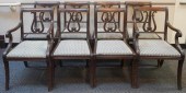 EIGHT CLASSICAL STYLE MAHOGANY