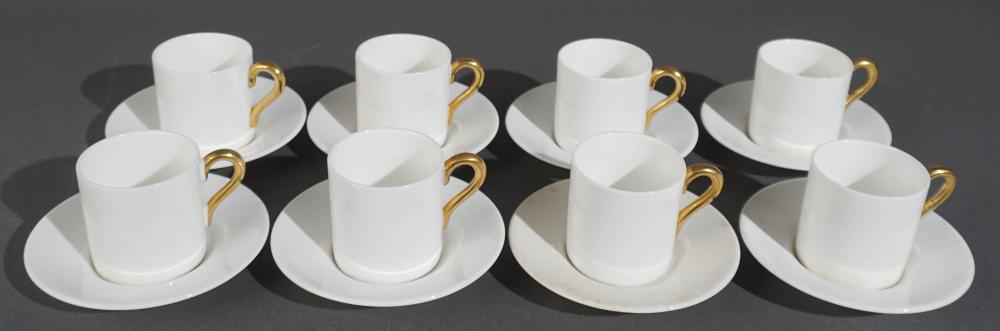 EIGHT COALPORT DEMITASSE CUPS