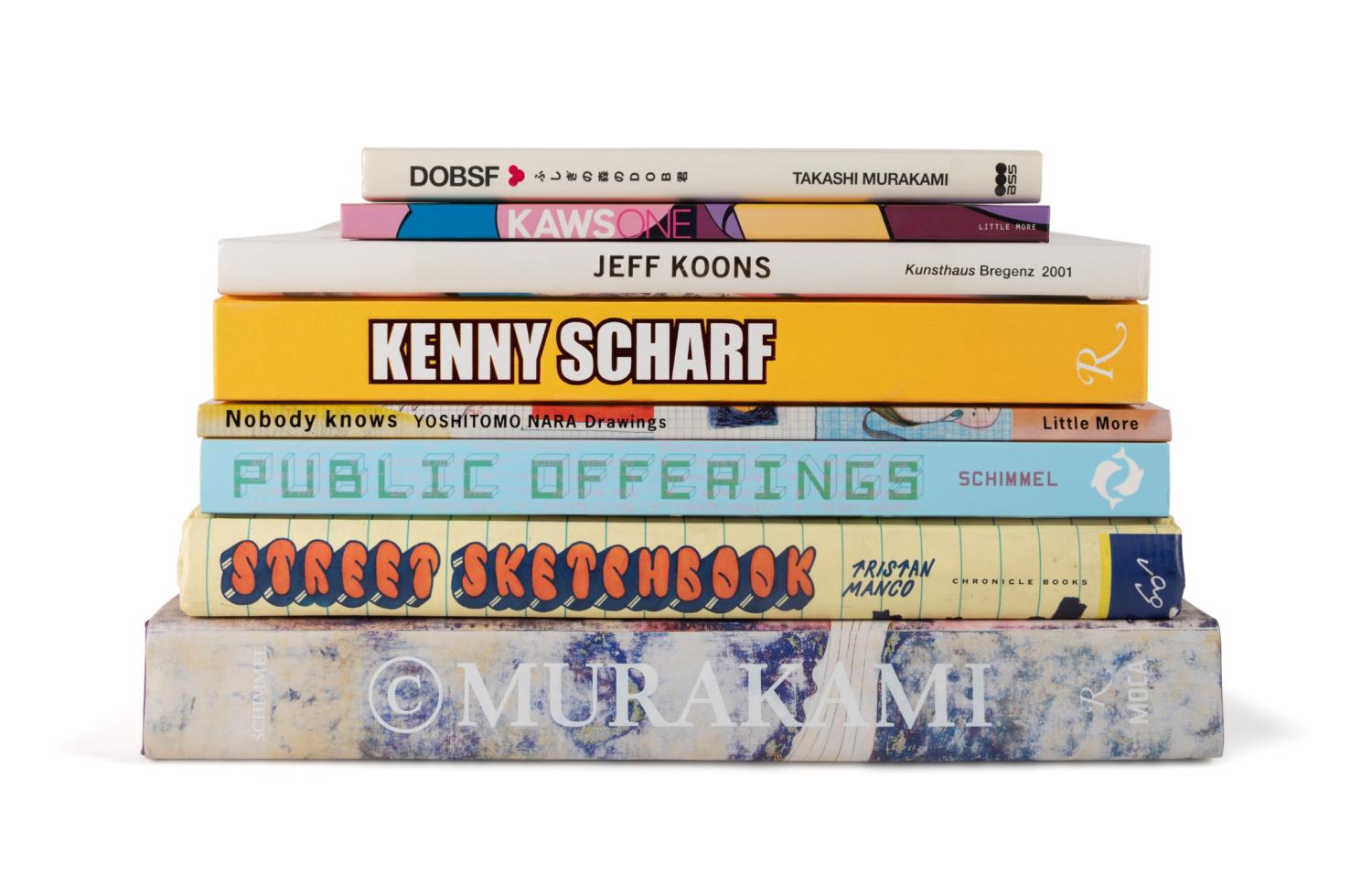 EIGHT COFFEE TABLE BOOKS ON