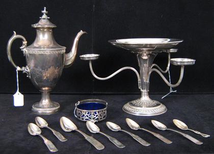 Eight coin silver spoons   
