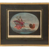 Eight Color Engravings by C. L