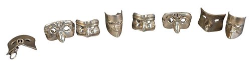 EIGHT CONTINENTAL SILVER MASK PLACE