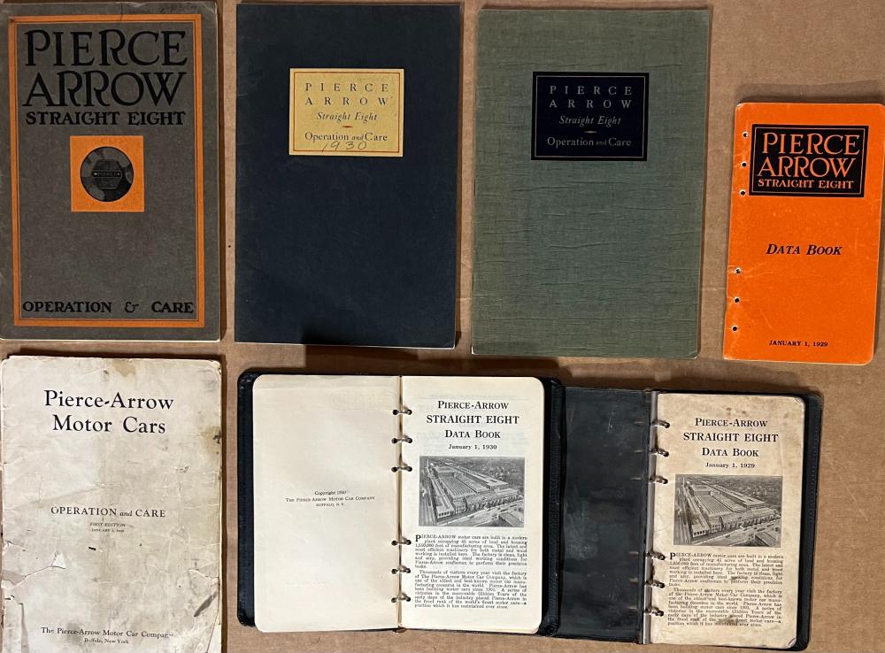 EIGHT CYLINDER PIERCE ARROW ITEMS -