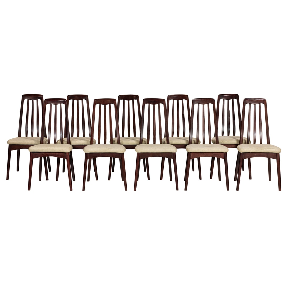 EIGHT DANISH MODERN STYLE BARRY