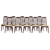 EIGHT DANISH MODERN STYLE BARR