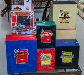 EIGHT DC SUPERHERO ACTION FIGU