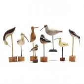 EIGHT DECORATIVE SHOREBIRDS La